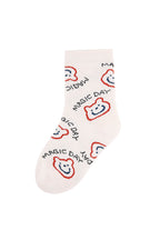Colorful Bear Kids Crew Socks - Comfortable Cotton Blend Vibrant Animal Pattern Socks for Toddlers and Children