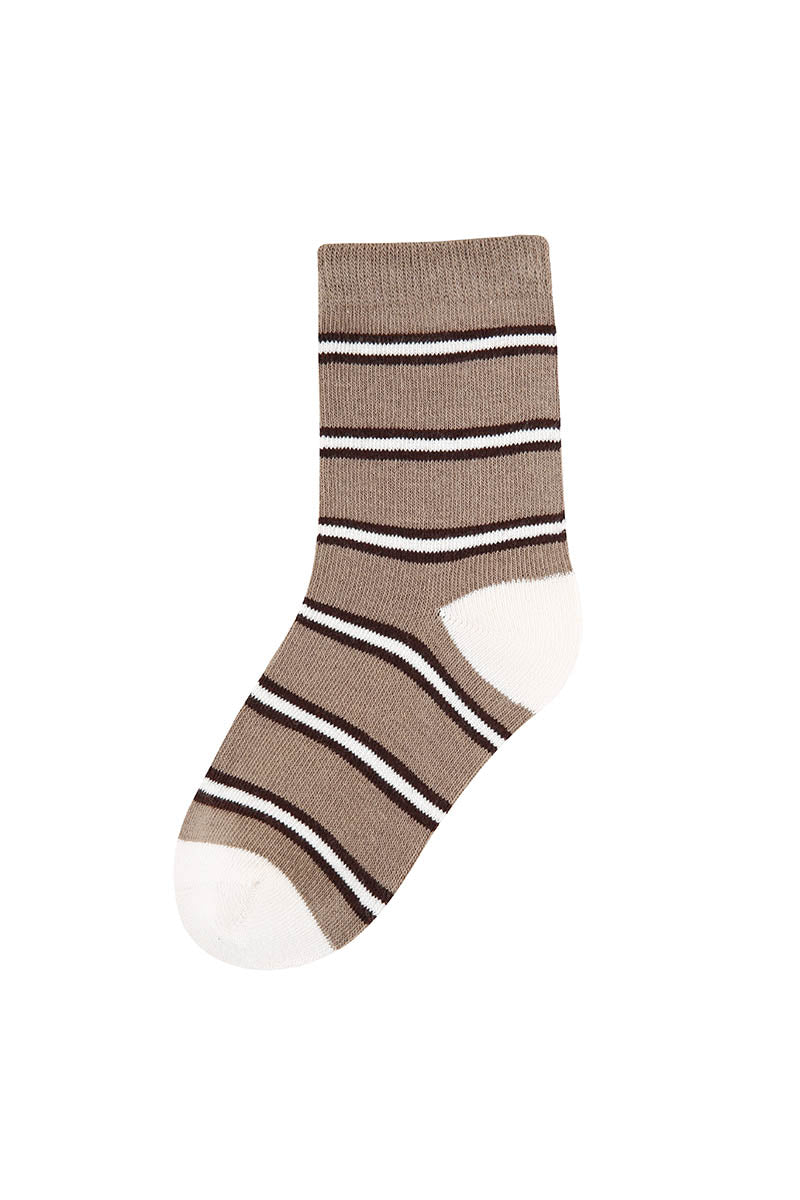 Coffee Bear Kids Crew Socks - Comfortable Cotton Blend Cute Animal Socks for Toddlers and Children