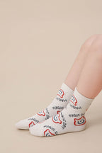 Colorful Bear Kids Crew Socks - Comfortable Cotton Blend Vibrant Animal Pattern Socks for Toddlers and Children